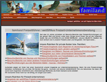 Tablet Screenshot of familand.de